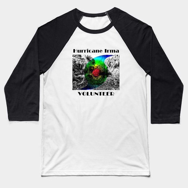 Hurricane Volunteer Baseball T-Shirt by CreativePhil